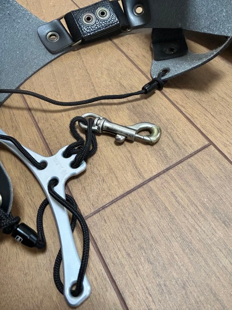 B.AIR DOUBLE LINK STRAP ゴッツソリッドシルバーフック付