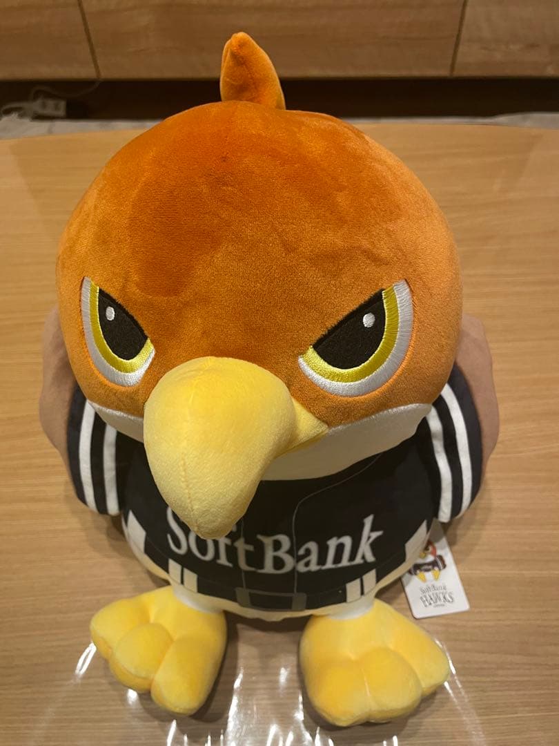 ソフトバンクホークス2026宮崎キャンプ 鷹ぬいぐるみビジター約30cmくじ2等