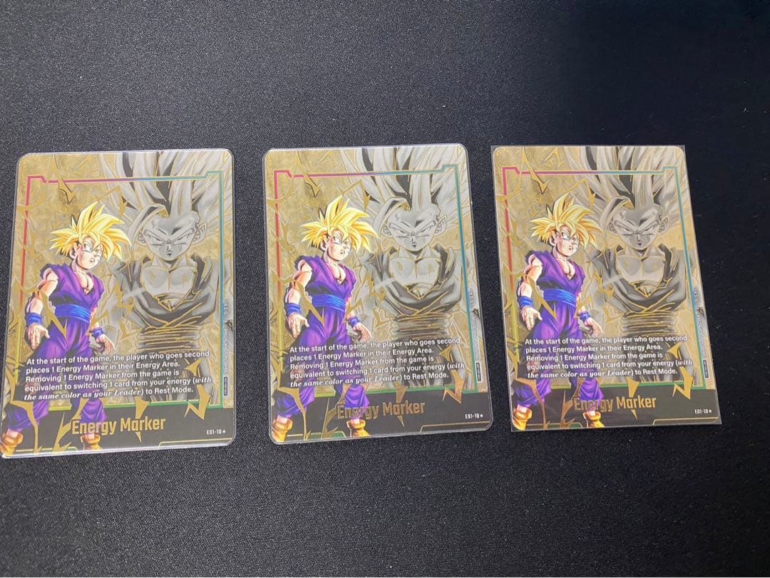 ドラゴンボール フュージョンワールド エナジーマーカー 英語 7枚セット 孫悟飯