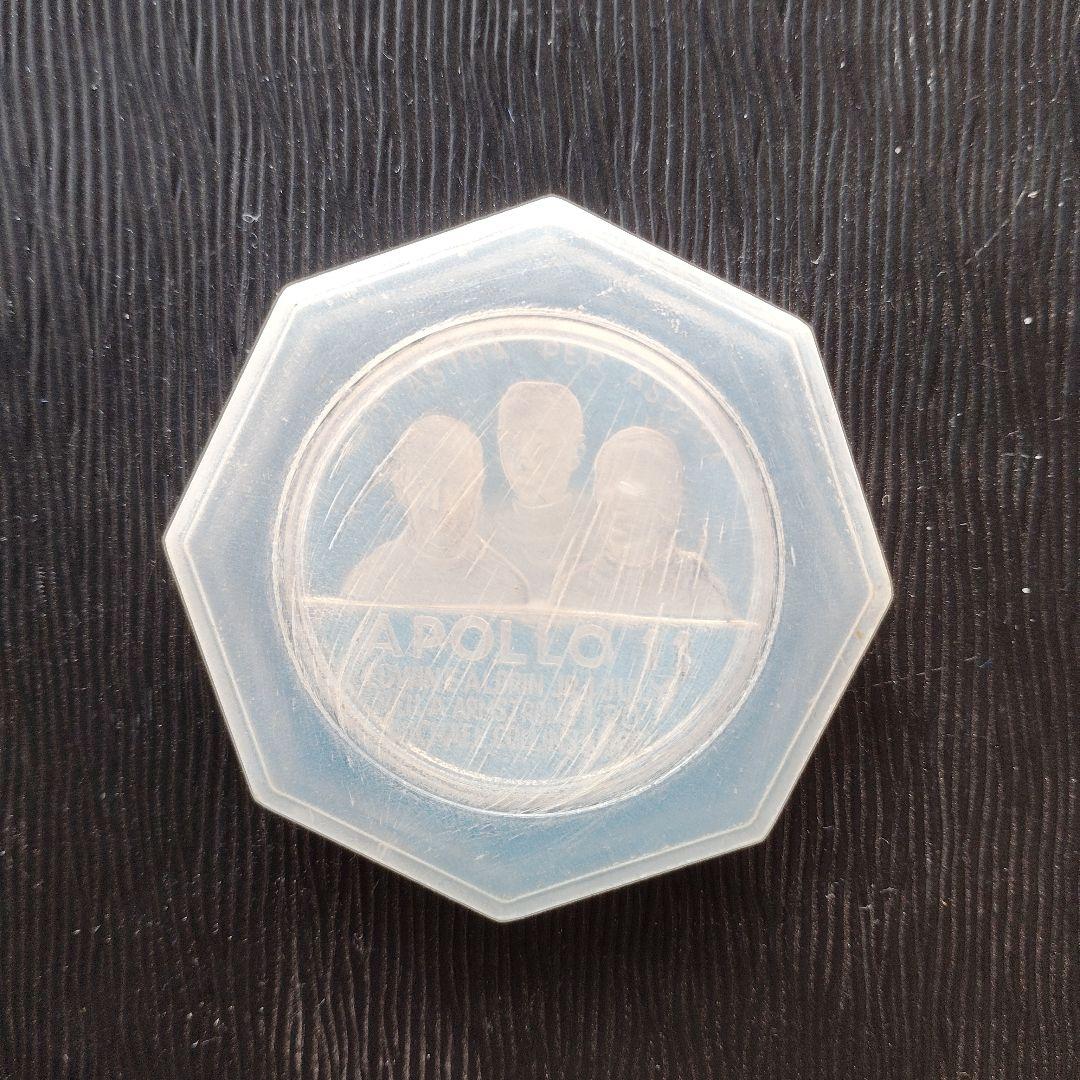 Apollo11純銀　メダル　　貨幣　銀製　発行記念　公式記念　銀盃　銀杯