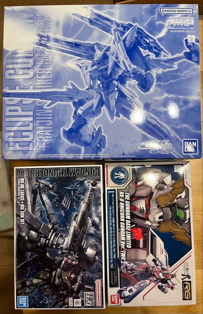 MGエクリプスライジン装備 RGユニコーンver.TWC HGビッグガン セット