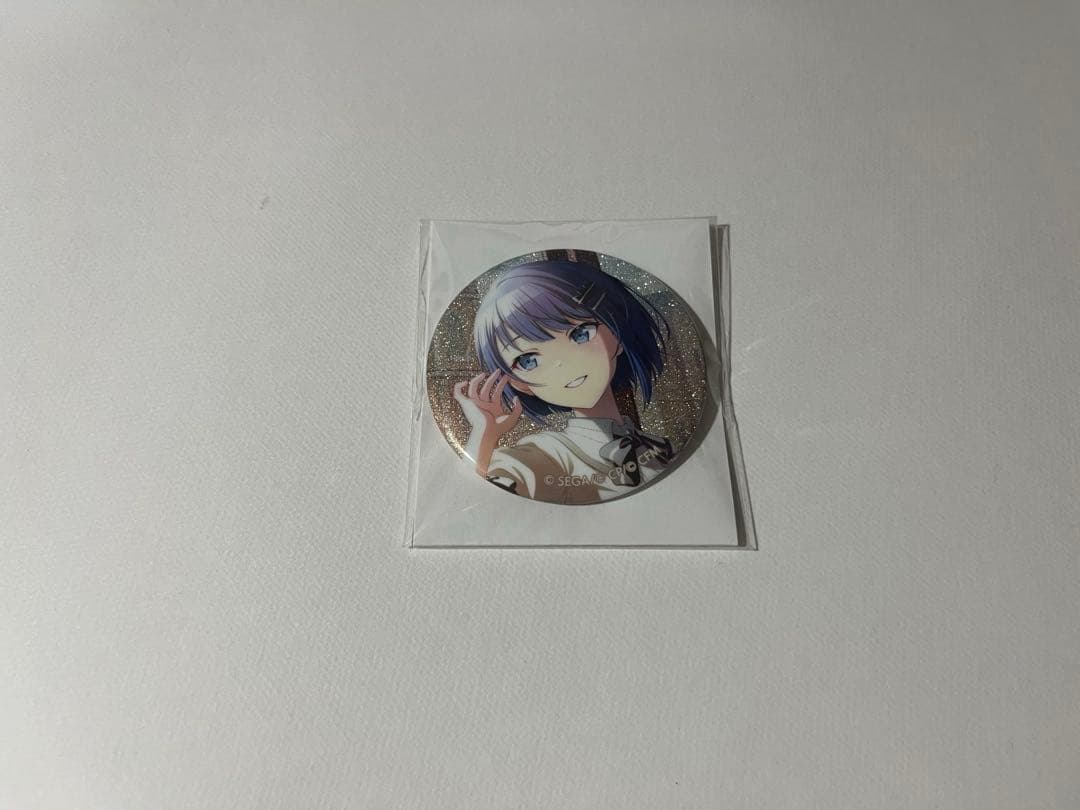 プロセカ 桐谷遥 グリッター缶バッジ