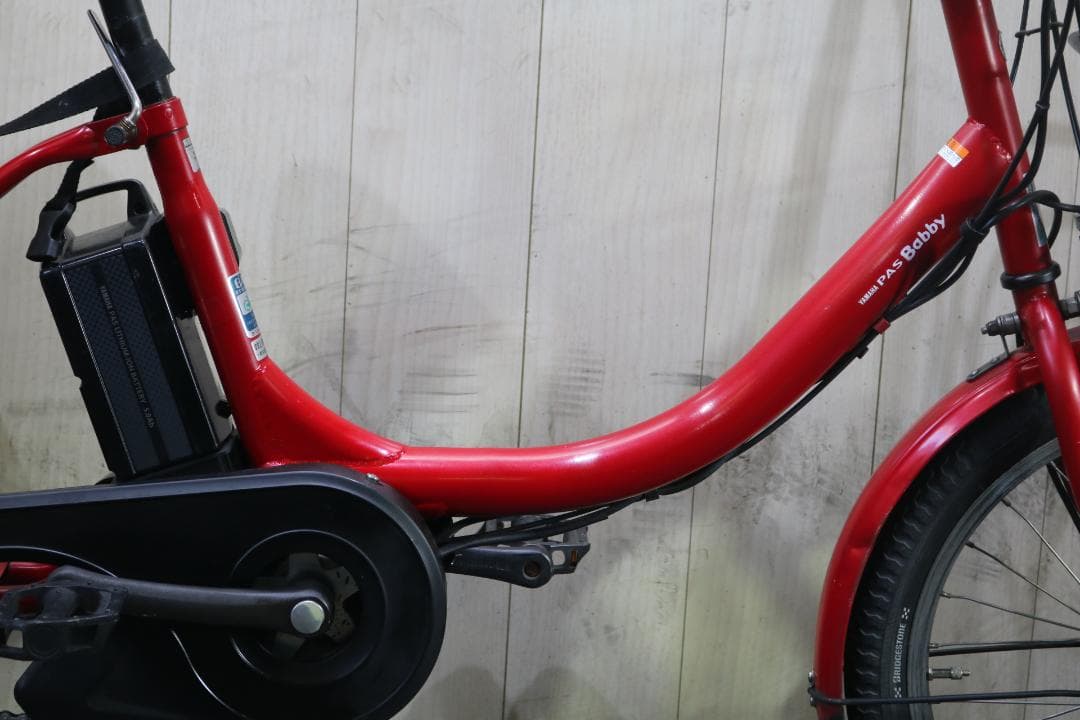 ヤマハPAS BABBY X957-0004 20型8.7AH3段 LED 赤色