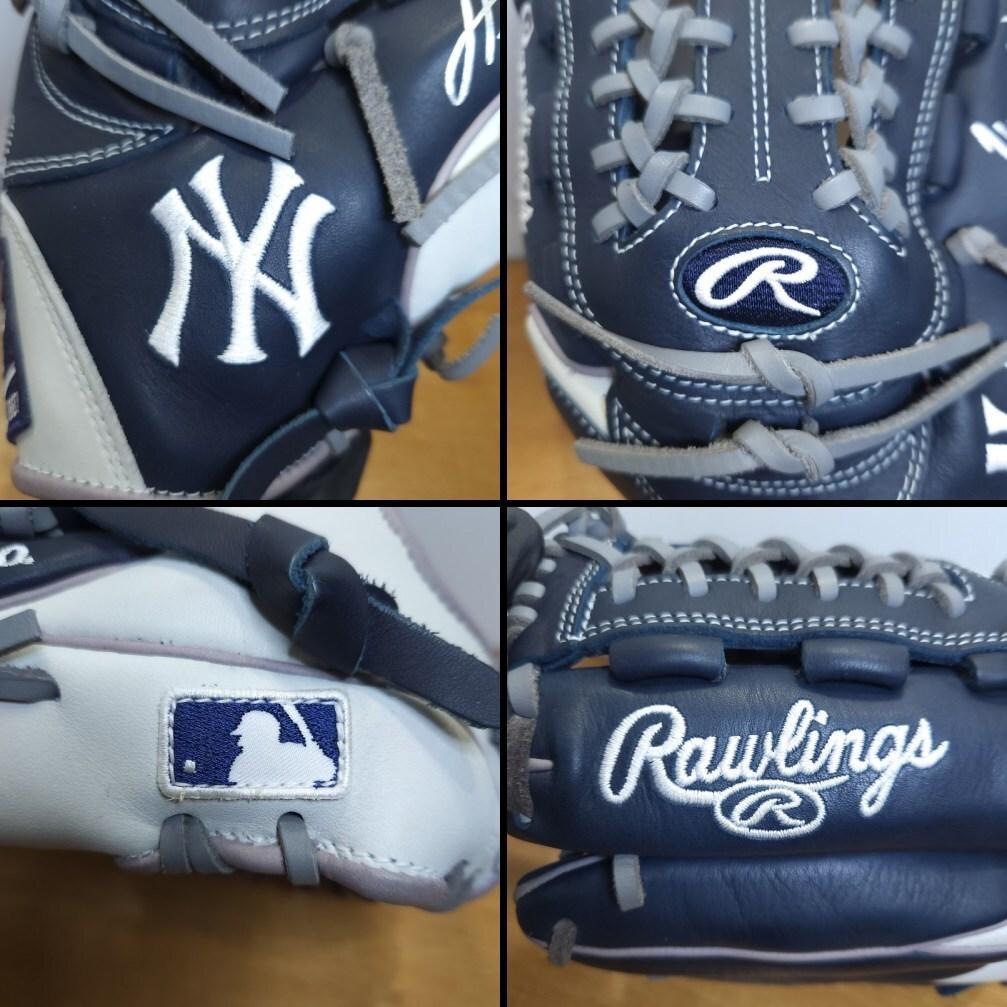 ローリングス MLB TEAM NYヤンキース チームロゴ 限定品 軟式グローブ