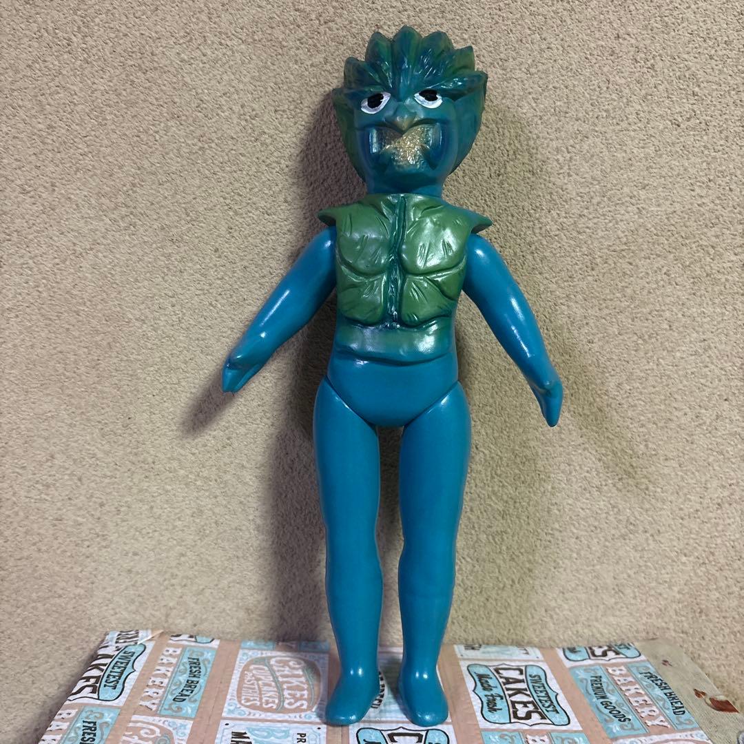 旧バンダイ 仮面ライダー 怪人 ソフビ サボテグロン 当時もの