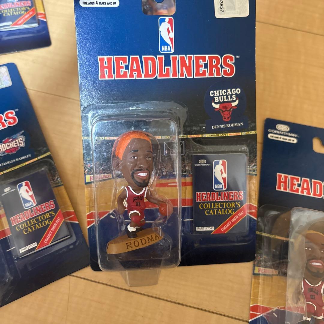 ヘッドライナーズフィギュア　7体　バスケット