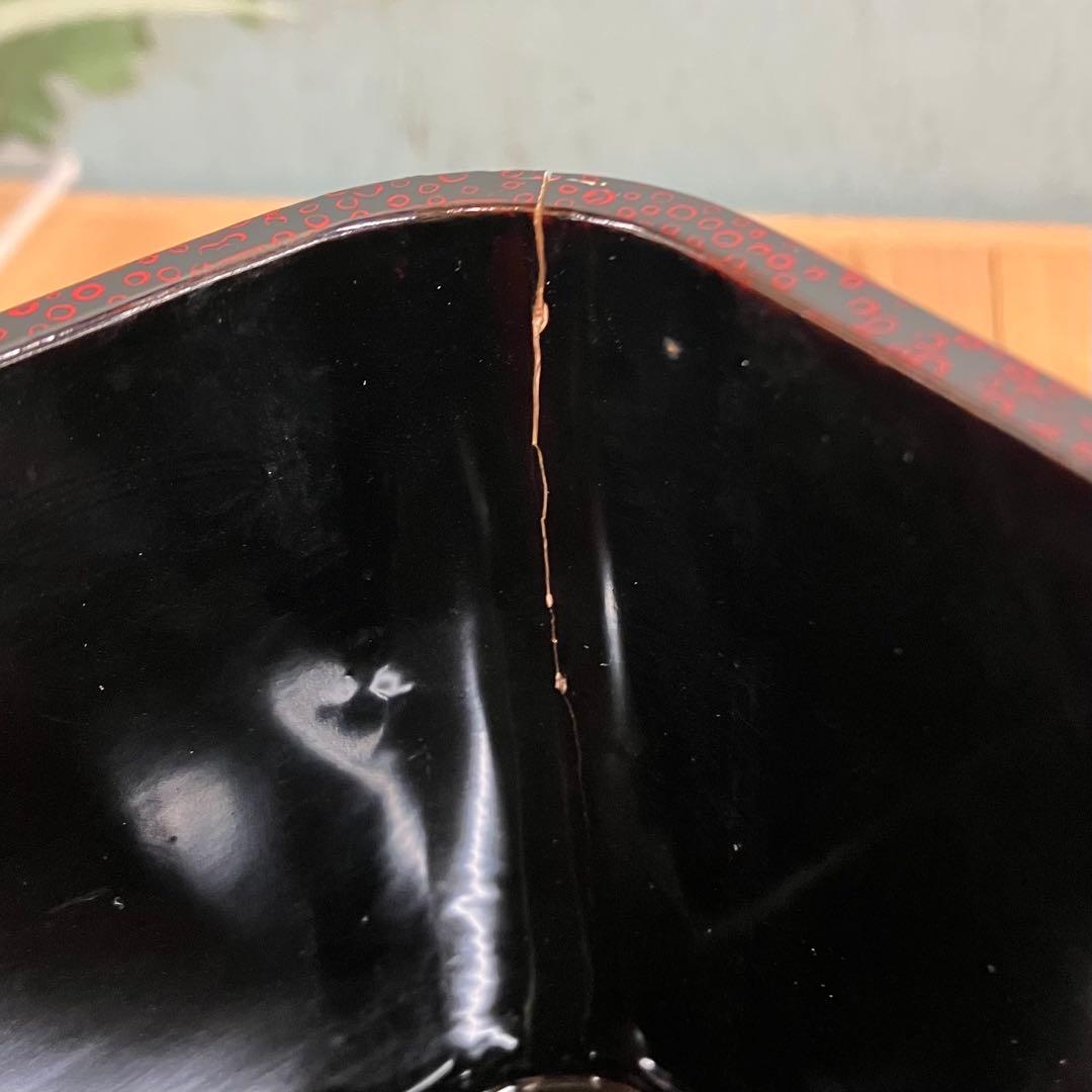 津軽塗の七々子塗　文箱