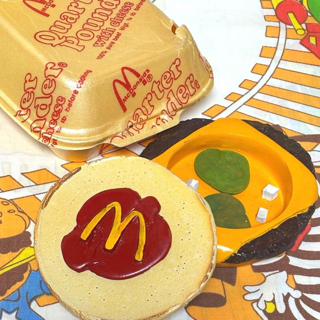 希少 マクドナルド クウォーターパウンダー 陶器 彫刻アート コレクション