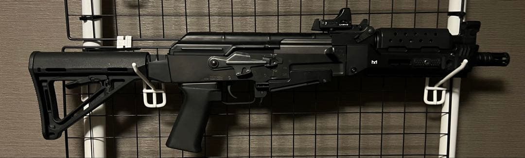 【ドットサイト付き】次世代電動ガン AK ストーム ブラック