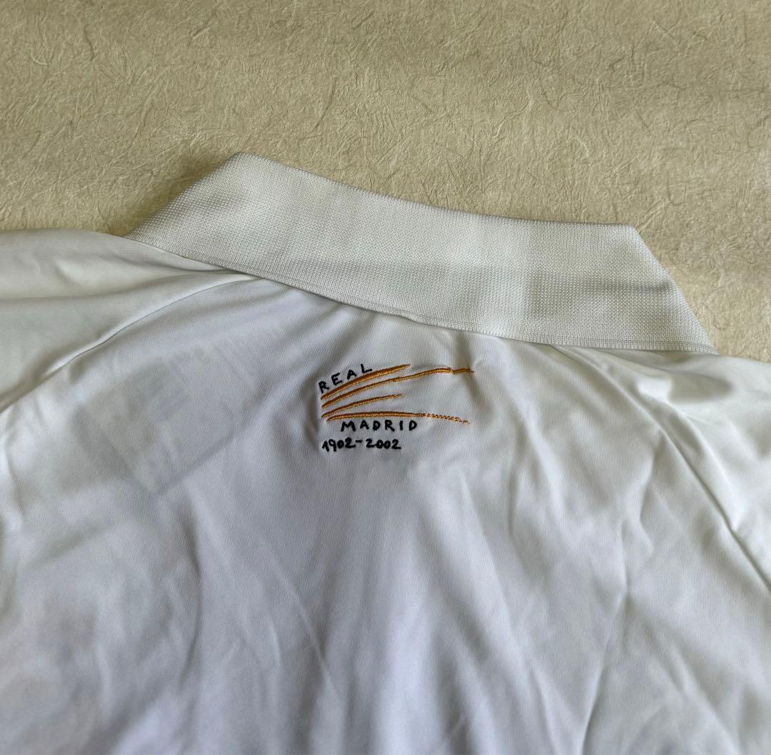 adidas レアルマドリード　ポロシャツ　ゲームシャツ　100周年