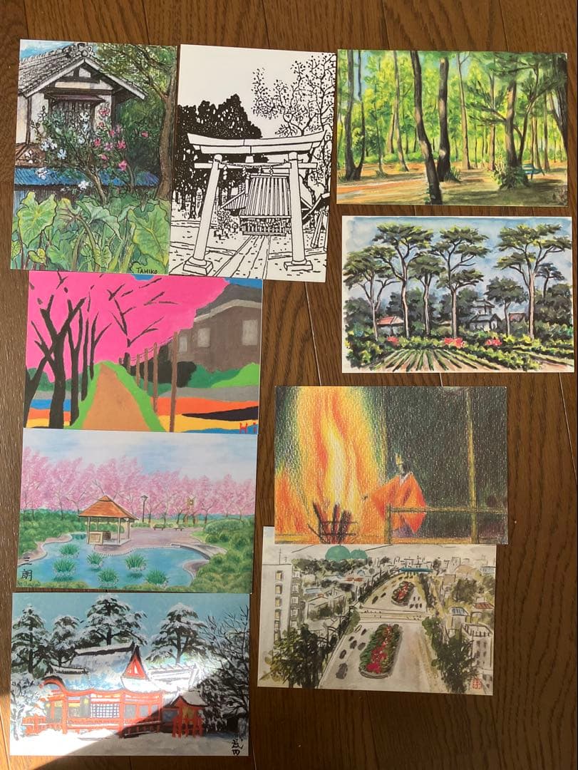 保谷の風景 100周年記念 絵葉書