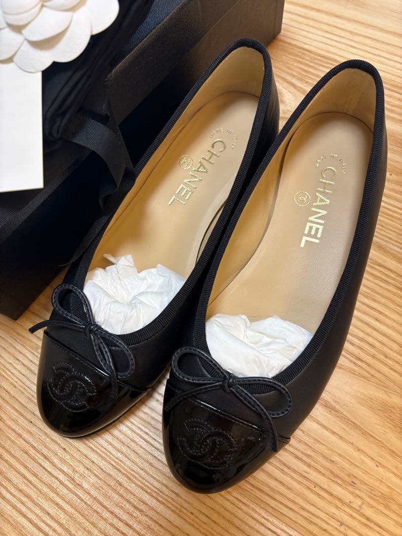 シャネル　CHANEL バレエシューズ　37C