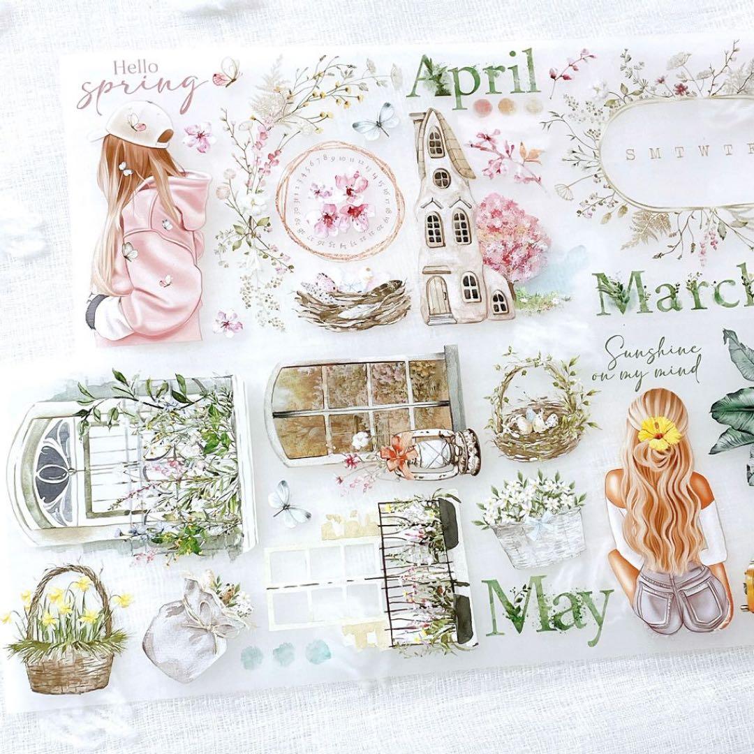 ⭐️SALE⭐️Journal pages 海外マスキングテープ　マステ【1063】