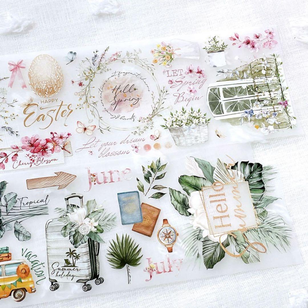 ⭐️SALE⭐️Journal pages 海外マスキングテープ　マステ【1063】