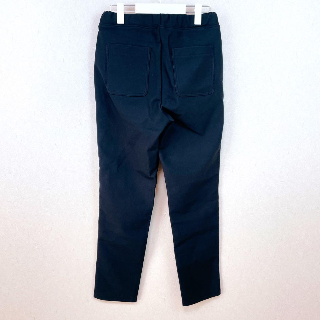 【新品未使用 ピッコーネ】前キルト暖か機能素材細見えパンツ38号