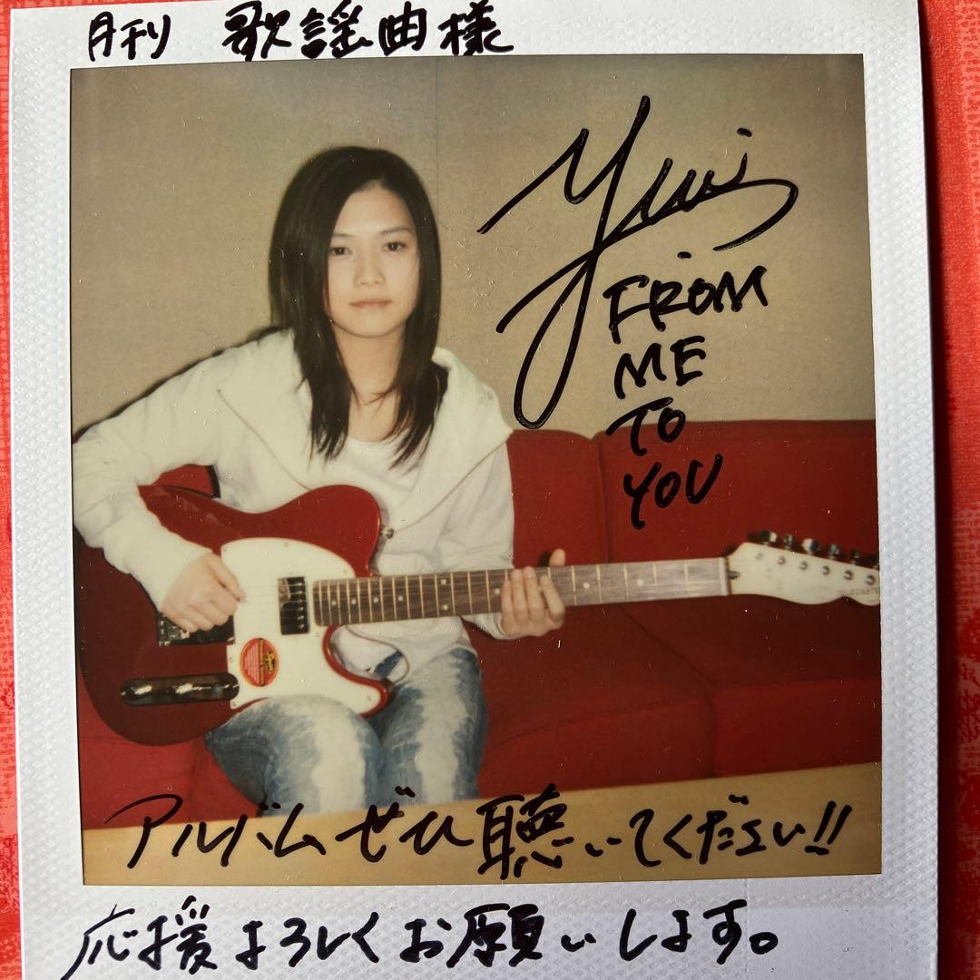 YUI サイン入り　チェキ