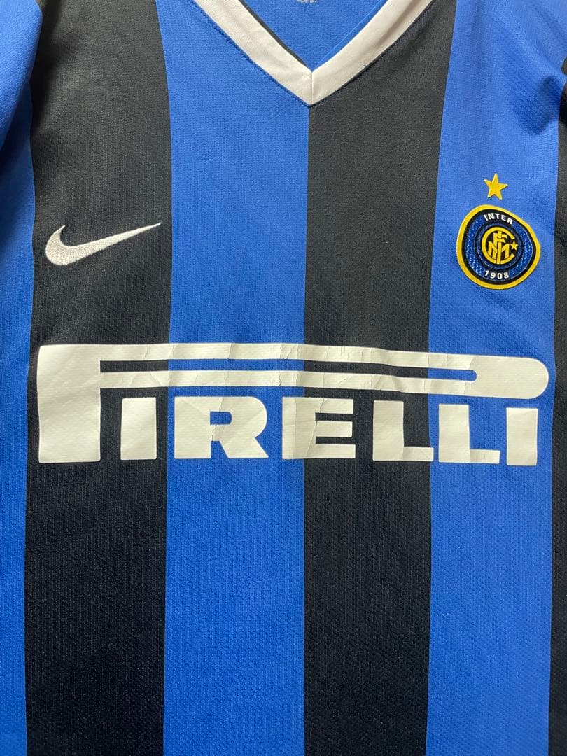 00s NIKE ユニフォーム　サッカーシャツ　ナイキ　インテル　intel 青