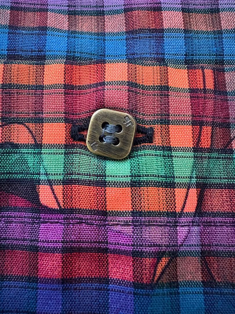 J's JUMBO ジャンボ尾崎 総柄　ポロシャツ 刺繍　サイズL