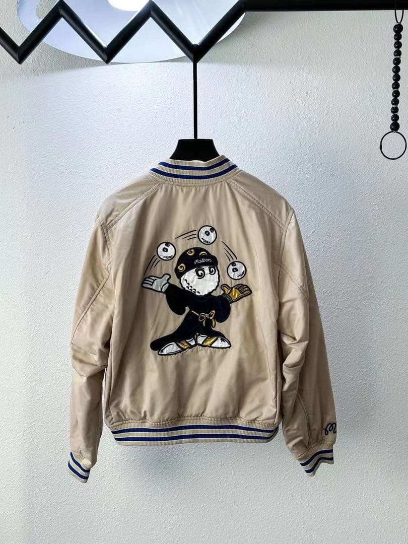 ゴルフウェア レディース アウター ベージュ赤SML