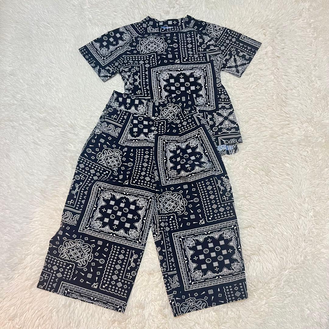 激レア PGG パーリーゲイツ ゴルフ セットアップ ニコちゃん ペイズリー