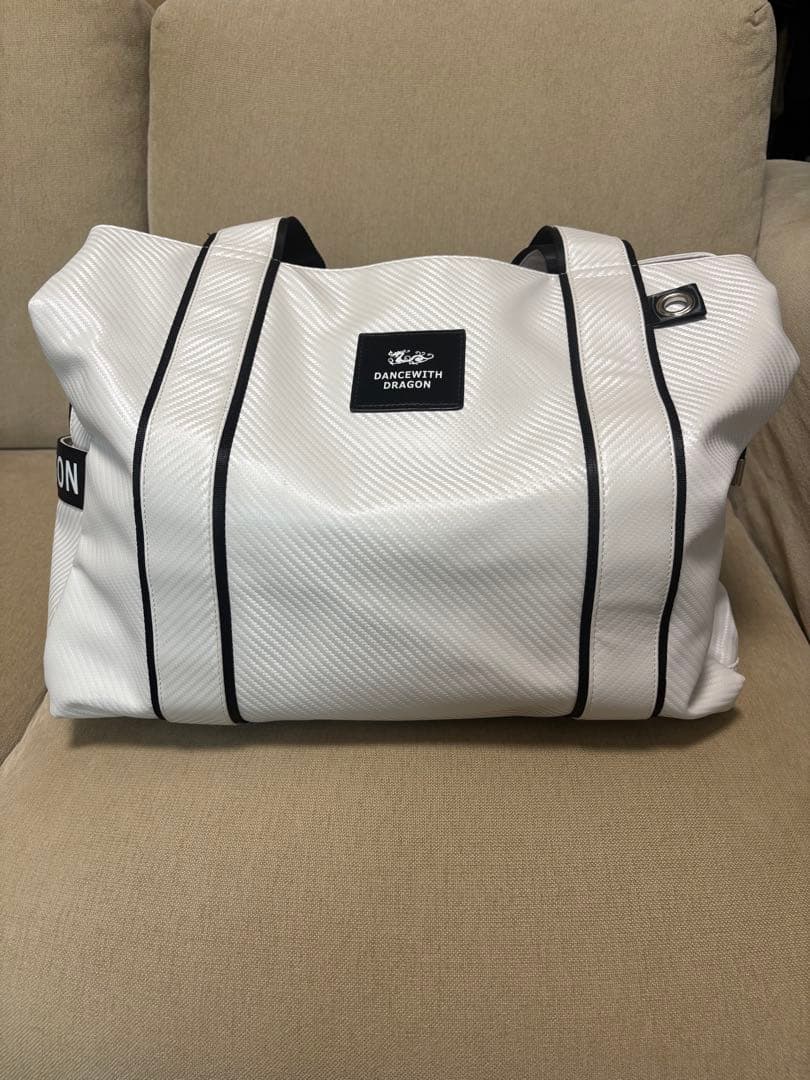 DANCE WITH DRAGON ボストンバッグ ホワイト
