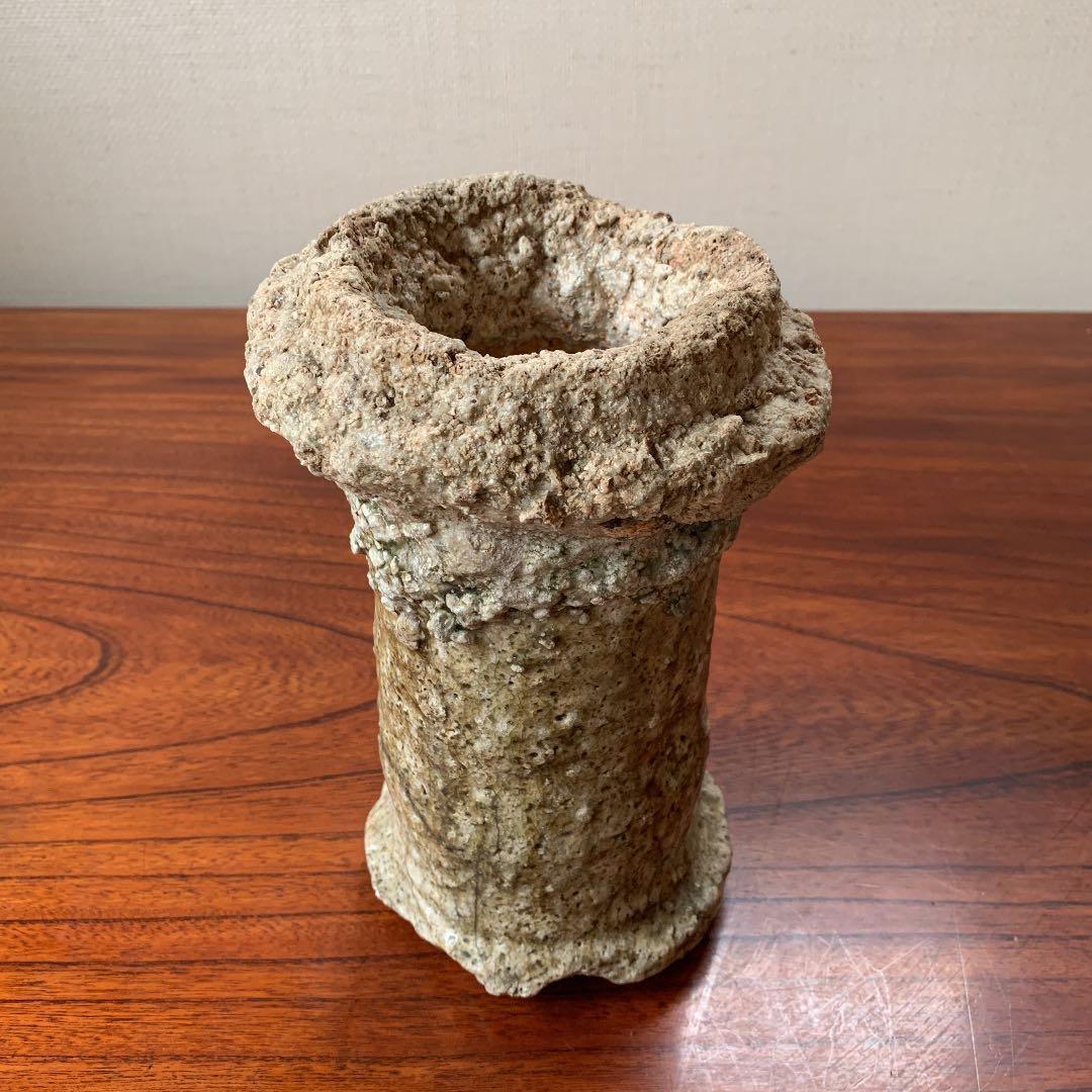 窯跡　発掘品　レア　生け花