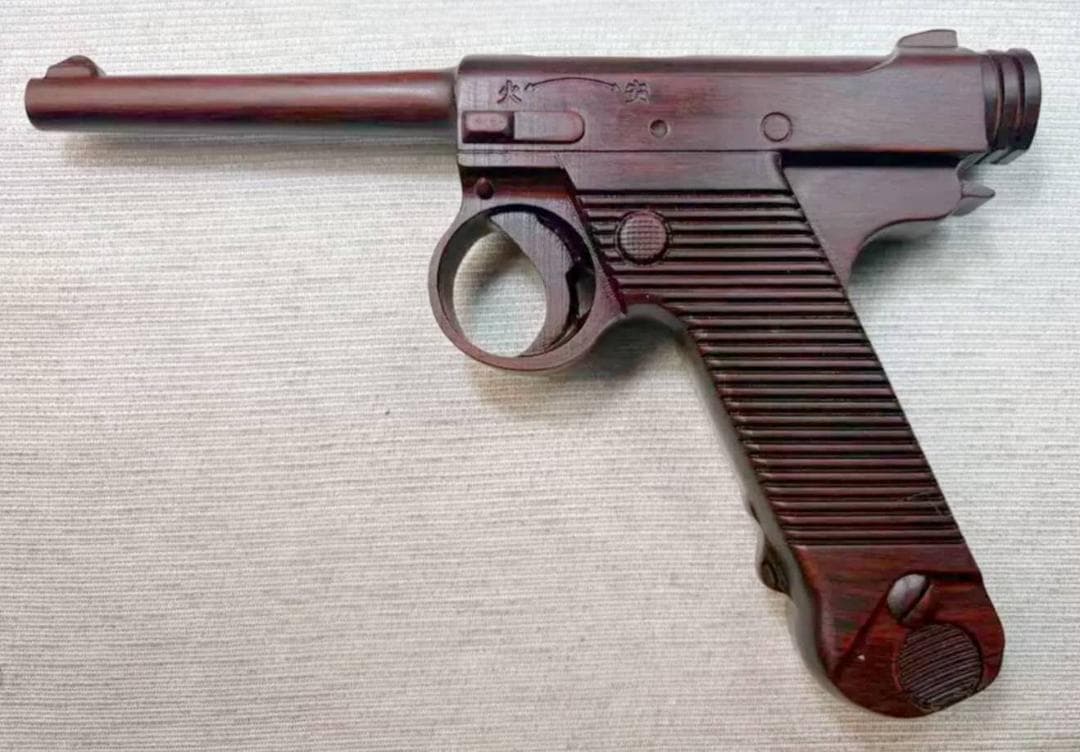 南部十四式紫檀模型　1/1スケール　手作　新品