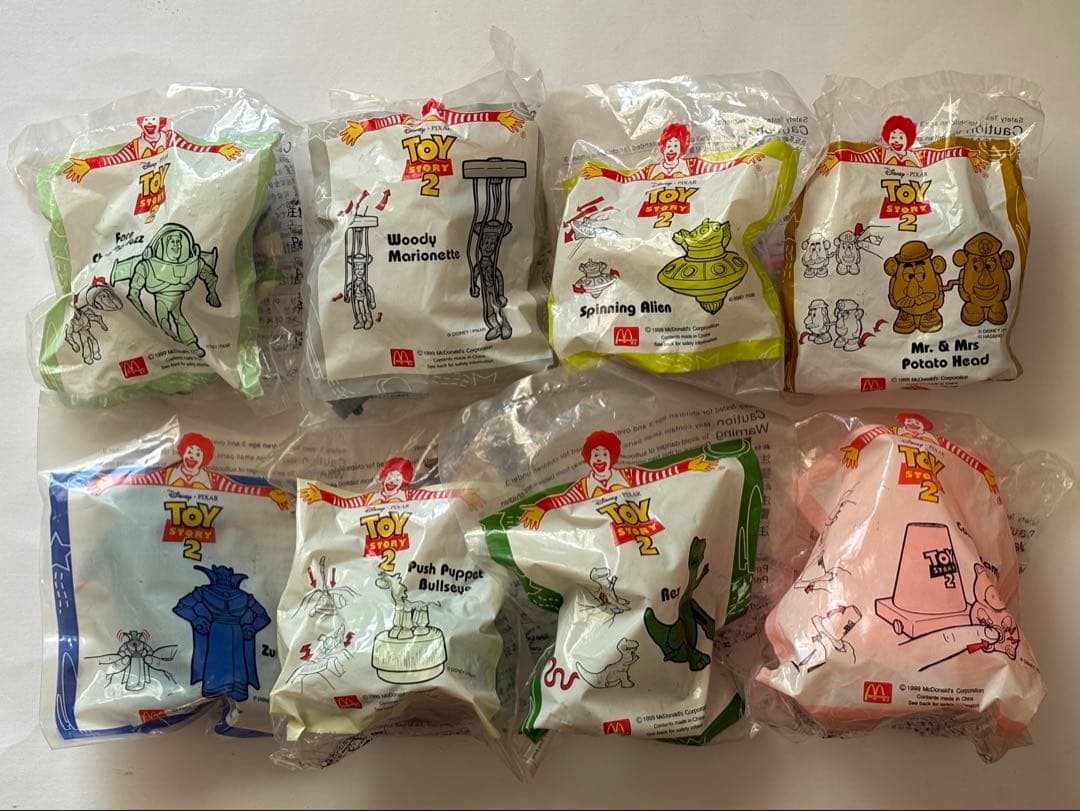 マクドナルド ハッピーセット トイストーリー2 8種 未開封