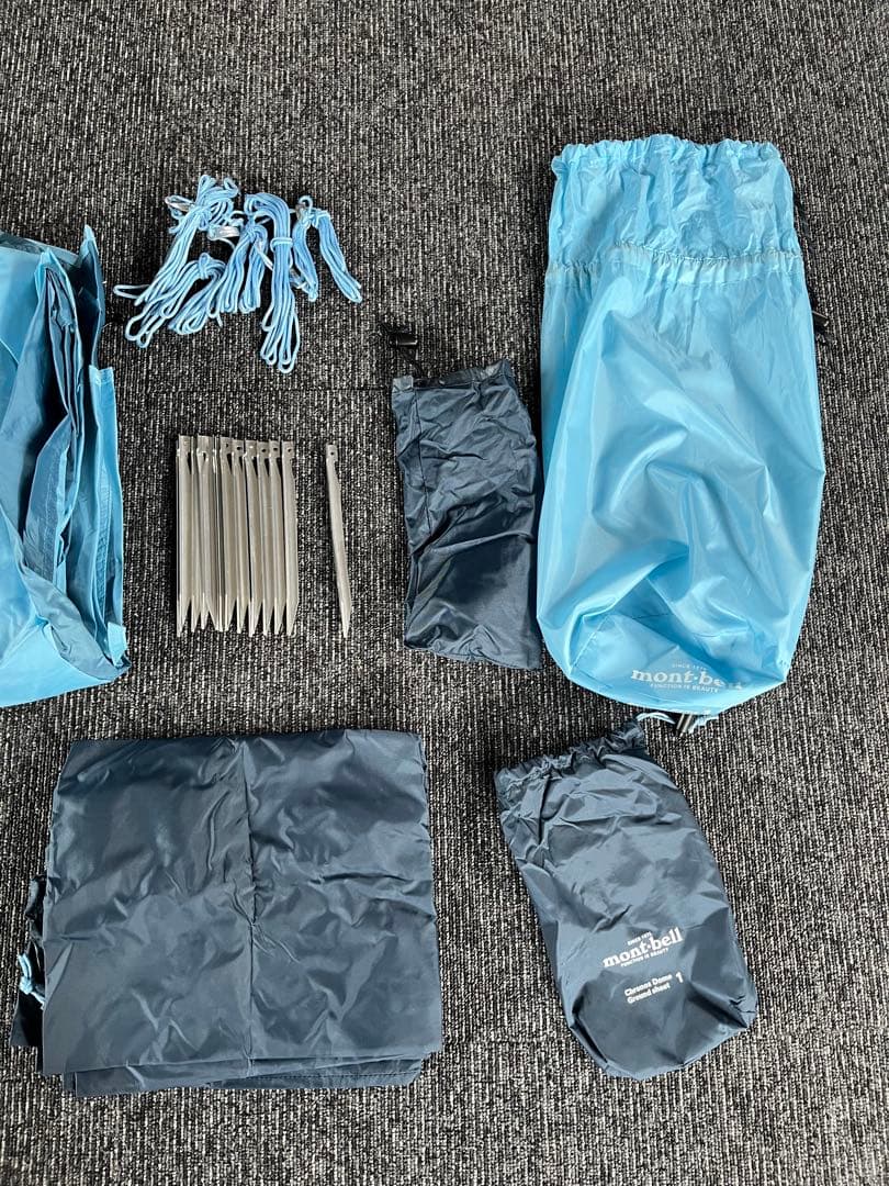 モンベル、クロノスドーム1.グラウンドシート