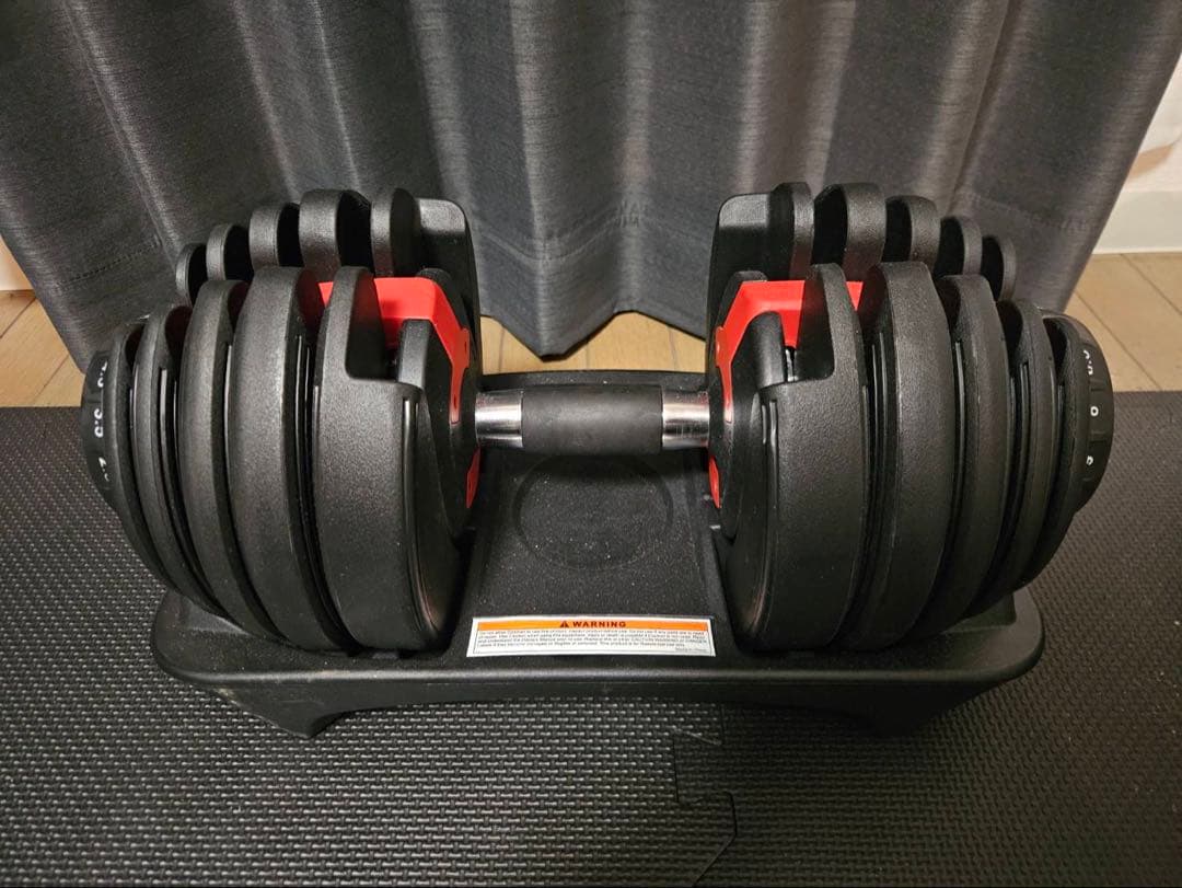 可変式ダンベル 24kg×2セット アジャスタブル