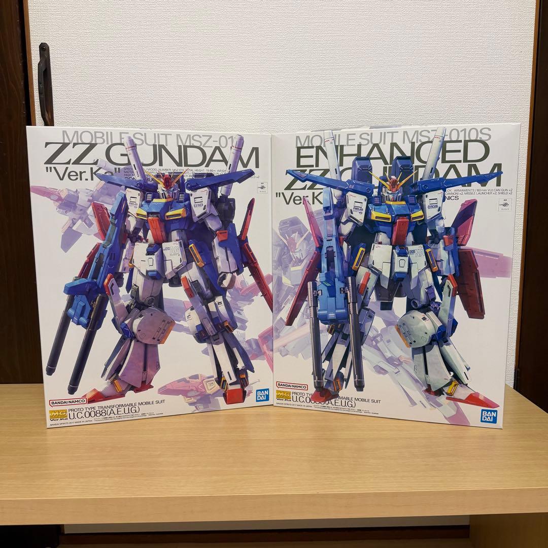 MG ダブルゼータガンダム ver.Ka 強化型 セット zzガンダム