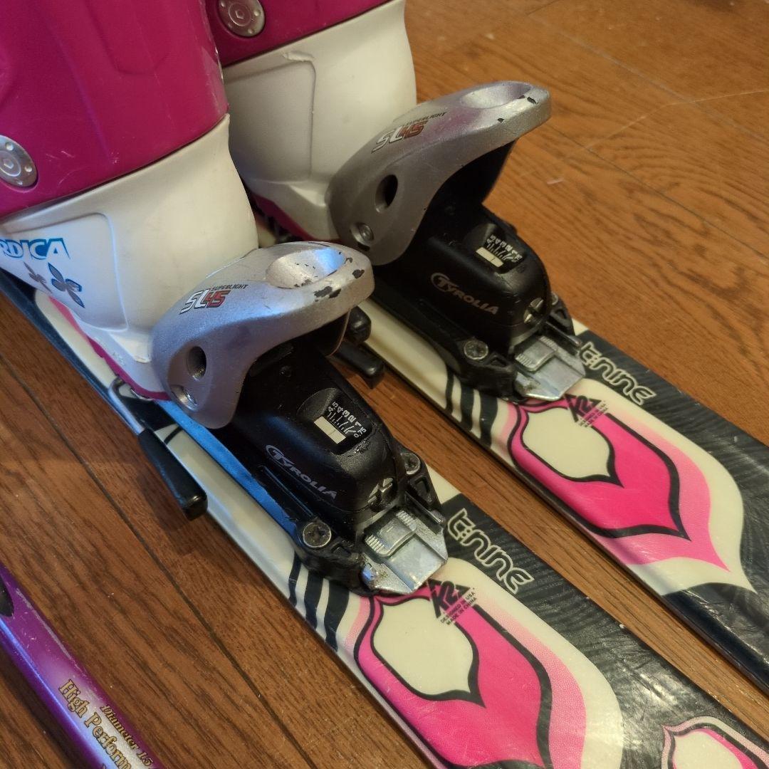 送料無料 K2 112cm ガールズ用スキーセット。ノルディカ20cmブーツ