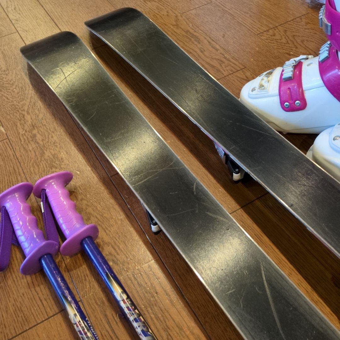 送料無料 K2 112cm ガールズ用スキーセット。ノルディカ20cmブーツ