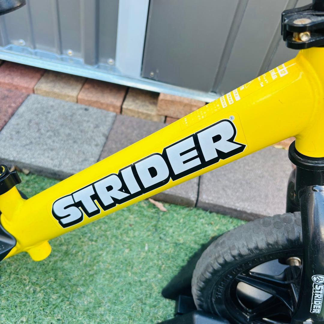 【スタンド付き】STRIDER 12インチ SPORT バランスバイク イエロー