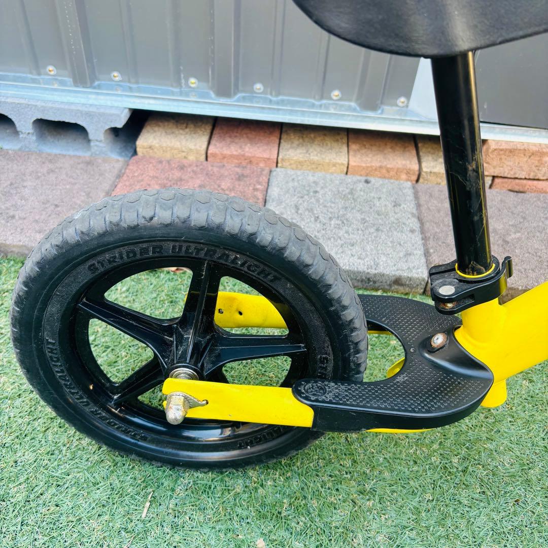 【スタンド付き】STRIDER 12インチ SPORT バランスバイク イエロー