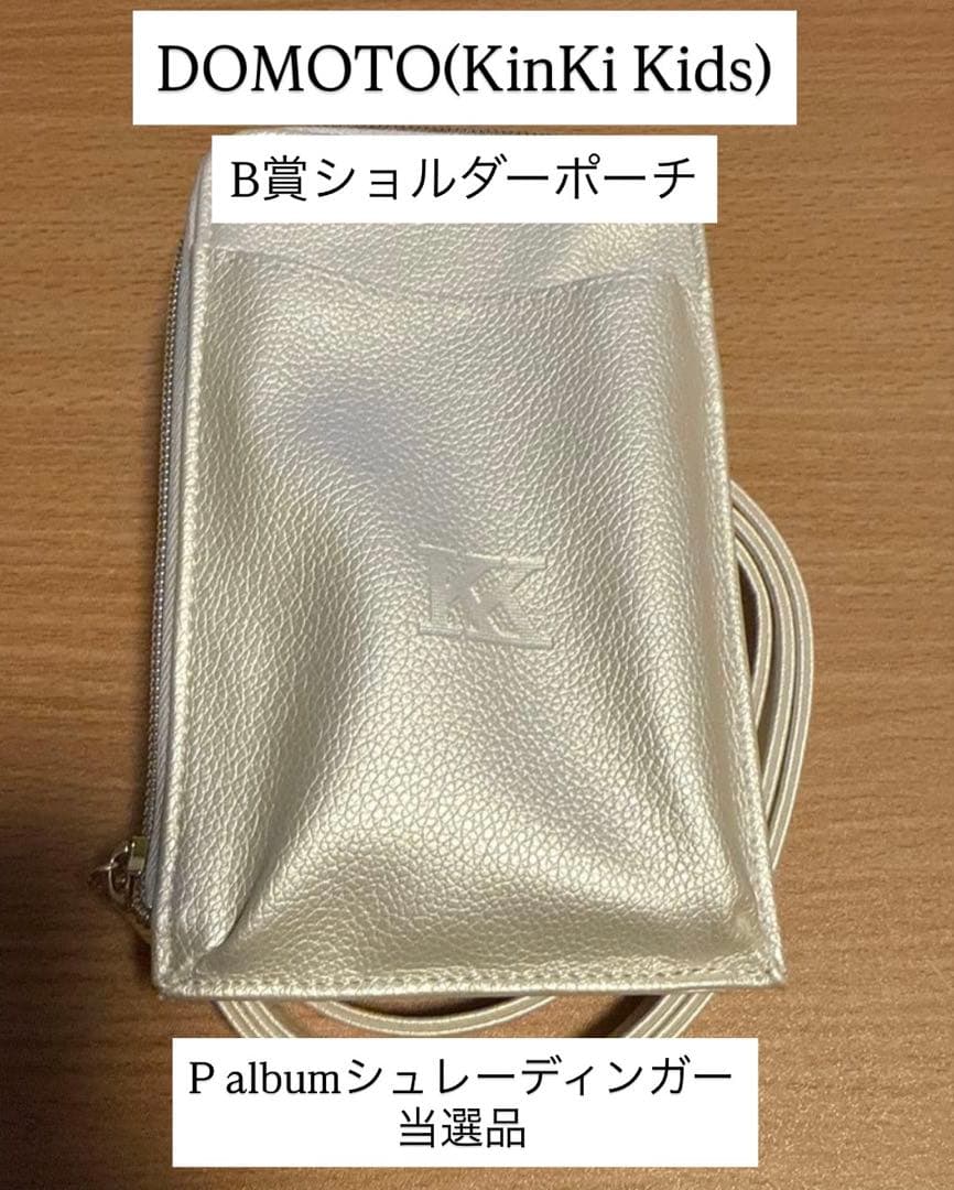 DOMOTO KinKi Kids グッズショルダーPouch B賞　Pアルバム