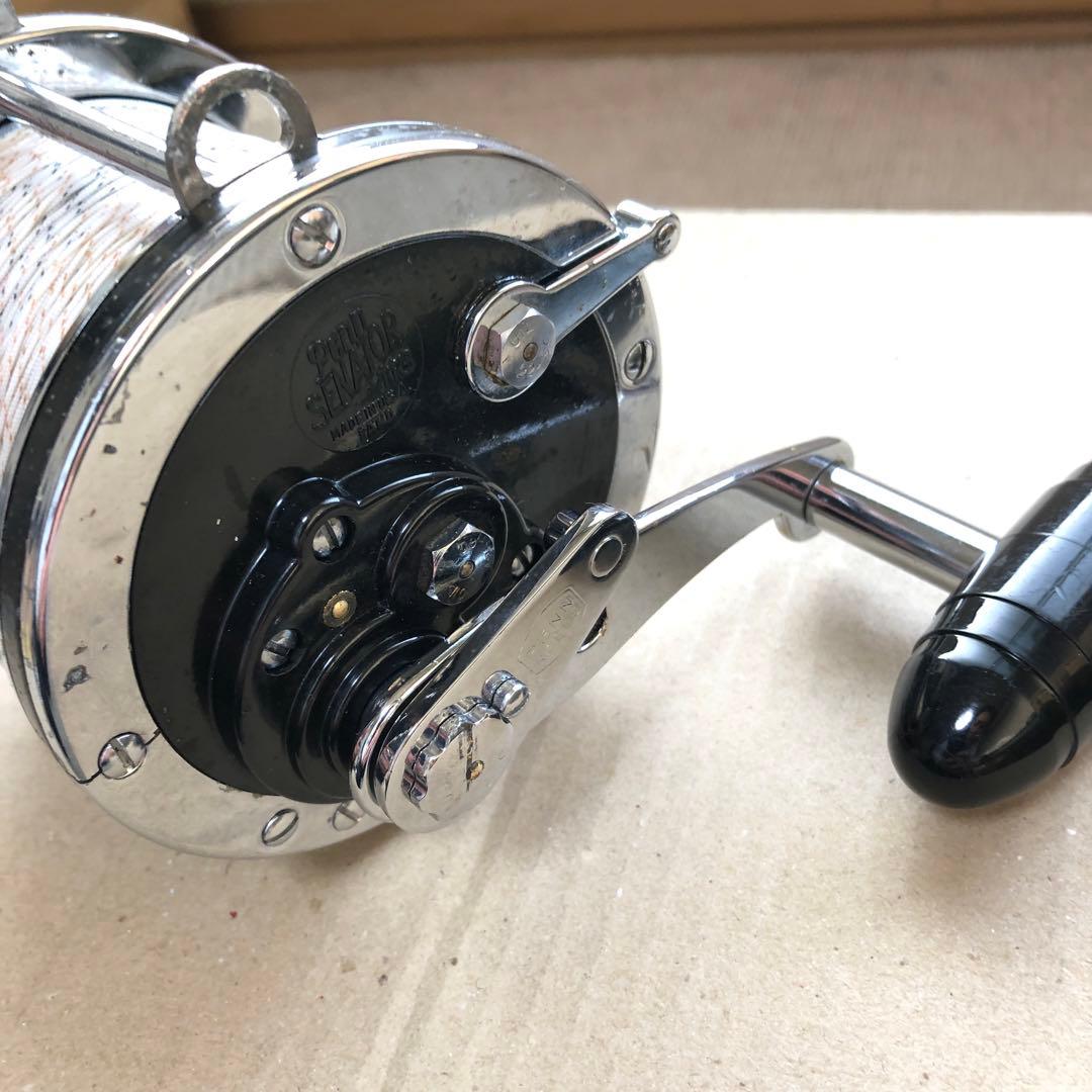 Penn ペン セネター 113 4/0 リール ドラグハンドル ジャンク品