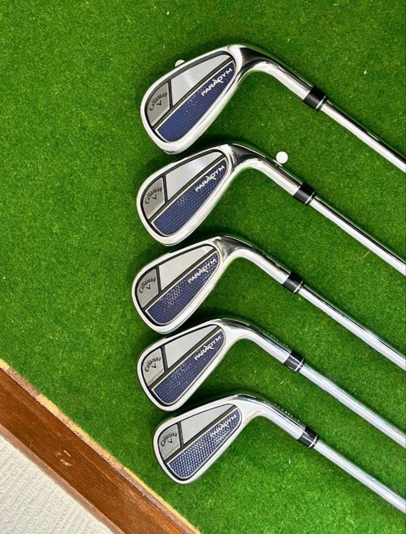 キャロウェイパラダイムアイアンセット ステンレススチール 6-9 PW