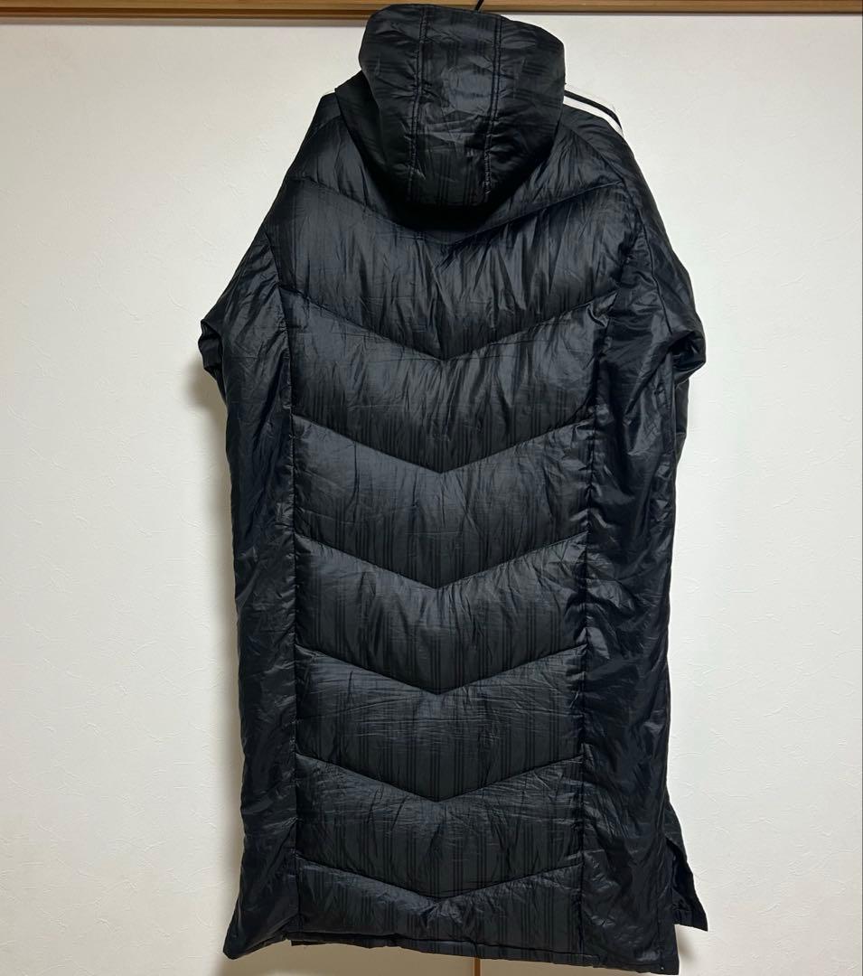 adidas ダウンコート XL Oサイズ ストライプ