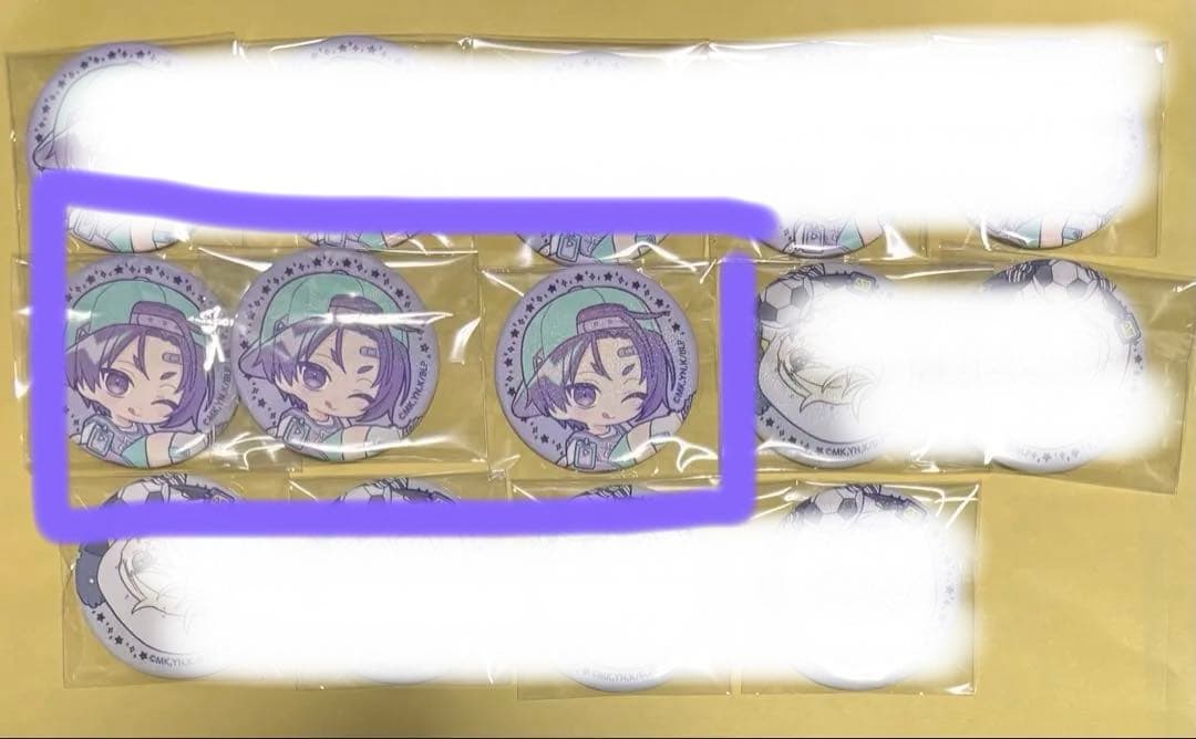 ブルーロック 凪誠士郎 御影玲王 ぱすてるぽっぷ 缶バッジ