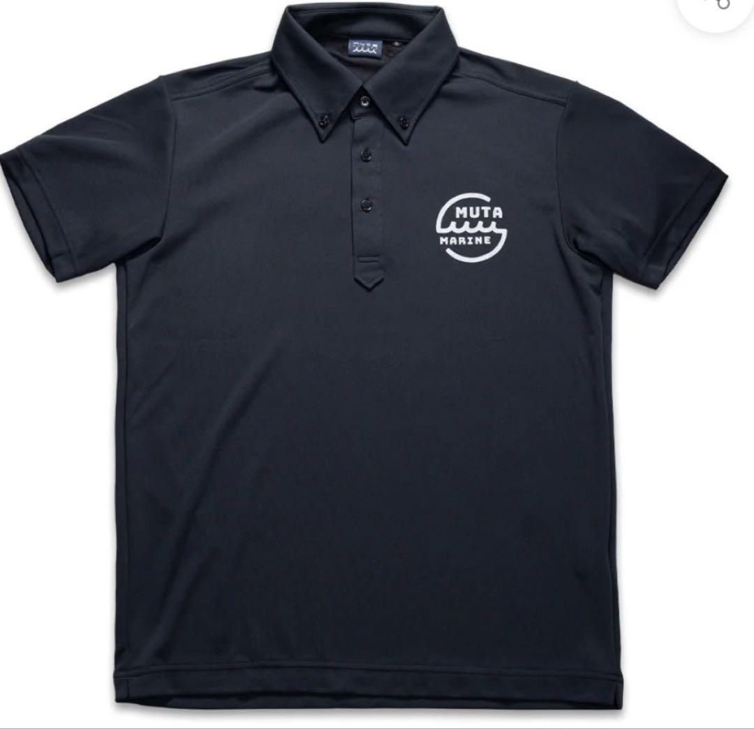 【美品】MUTA MARINE Mサイズ ブラック ポロシャツ