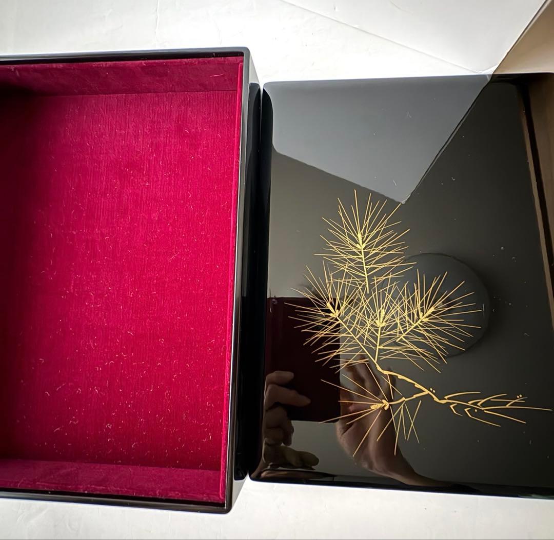 新品未使用　輪島塗　高洲堂　文箱　小物入れ　筆箱