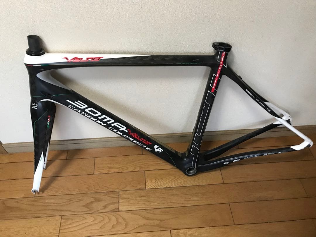 【値下げ　リムブレーキ】BOMA（ボーマ） VELNO カーボンフレームセット