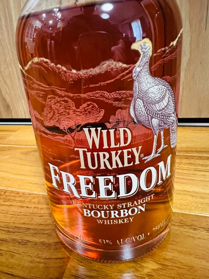 【未開栓】ワイルドターキー フリーダム バーボンウイスキー 750ml 53%