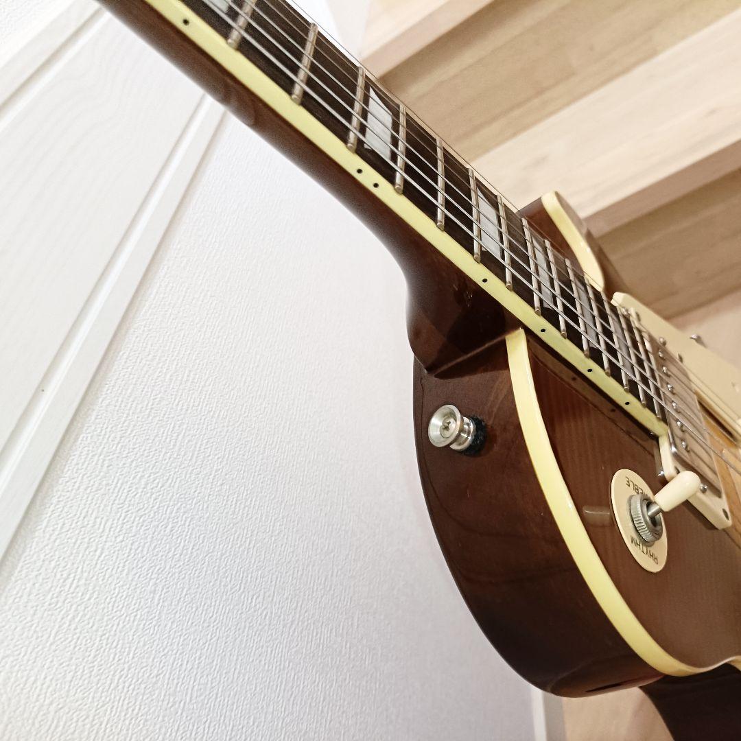 虎杢トップ｜Epiphone Les Paul Standard ハニーバースト