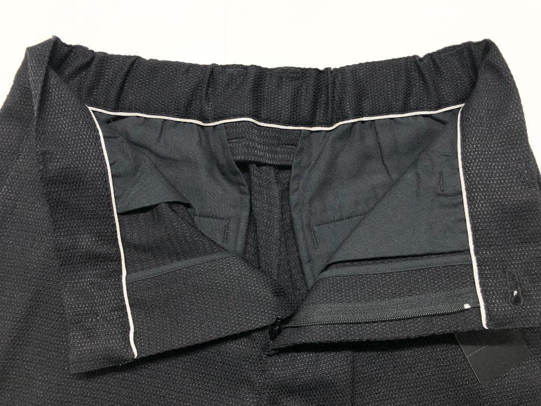 ○★新品未使用　St ANDREWS　ドビーストレッチクロップドパンツ　S　黒