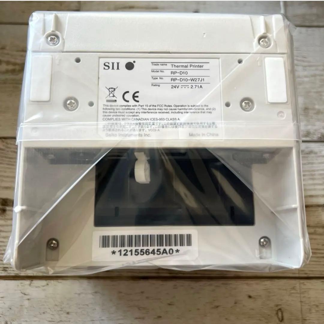セイコーインスツル レシートプリンター RP-D10-W27J1-U Cube