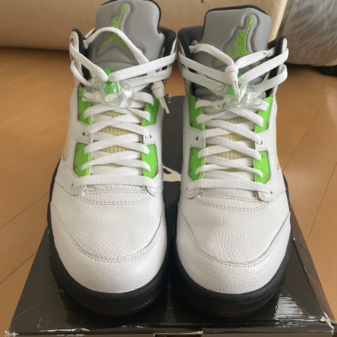 Jordan 5 ホワイト/グリーン
