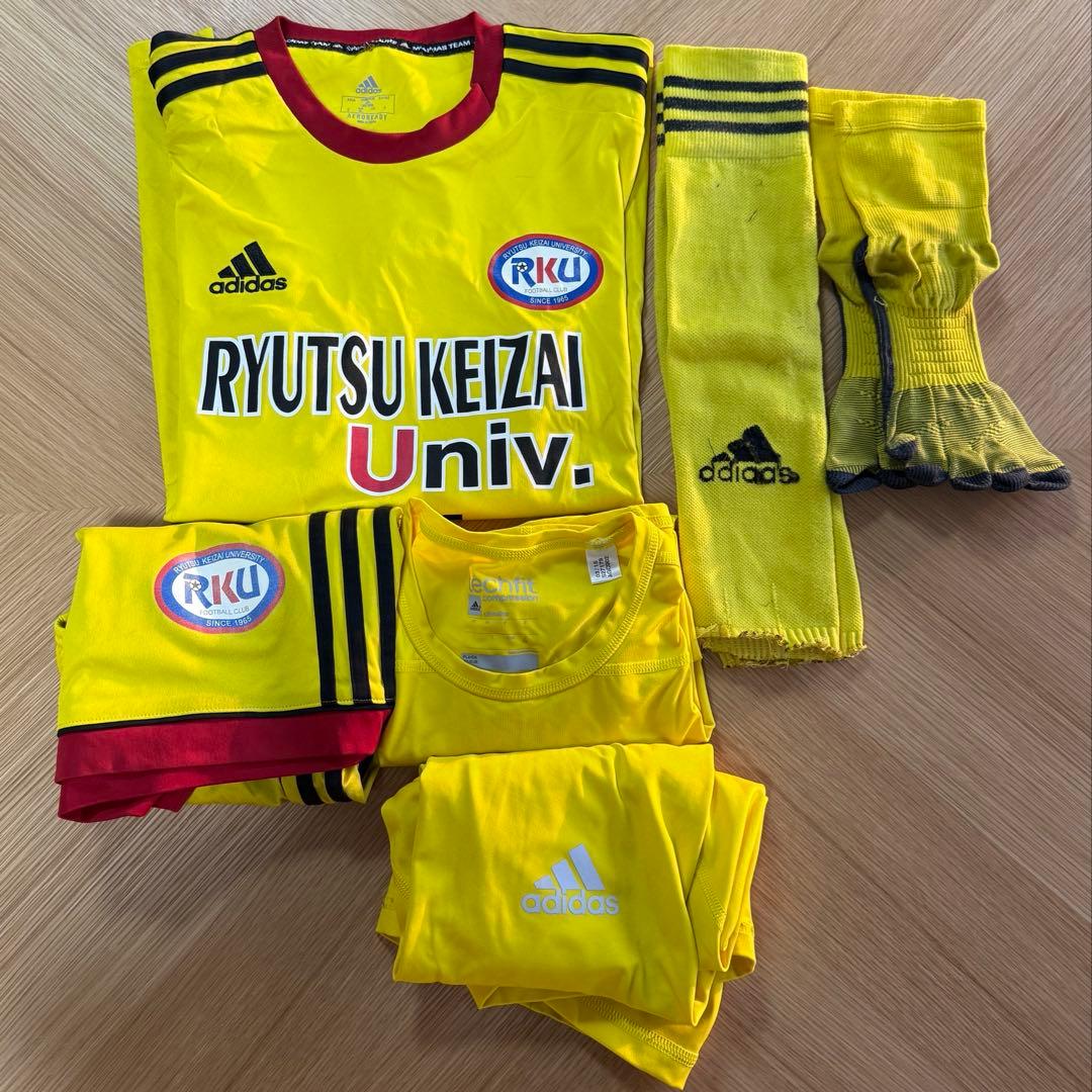 流通経済大学サッカー部ユニフォームフルセット