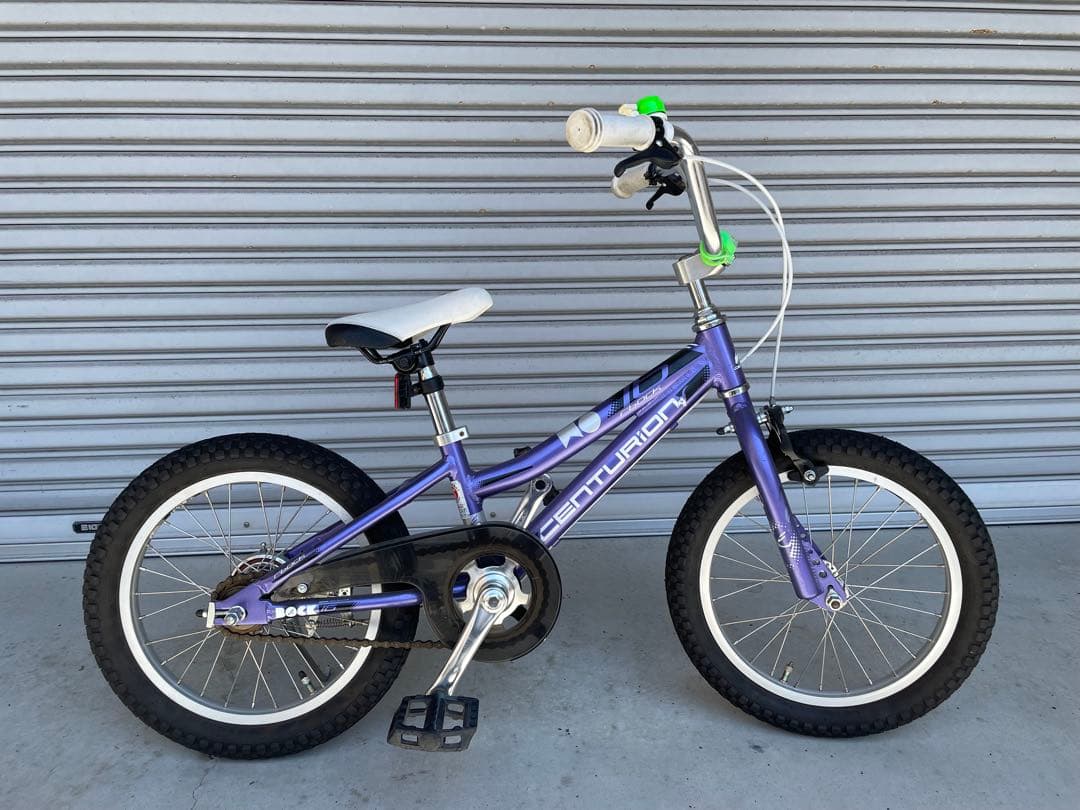 【静岡県西部引取り】独センチュリオン 16インチ キッズ自転車 パープル